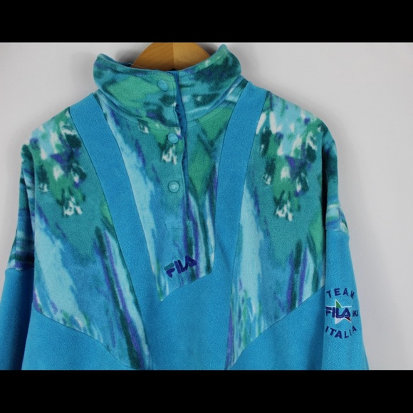 Vintage 90s Fila Italy Fleece - Picture 1 of 3
